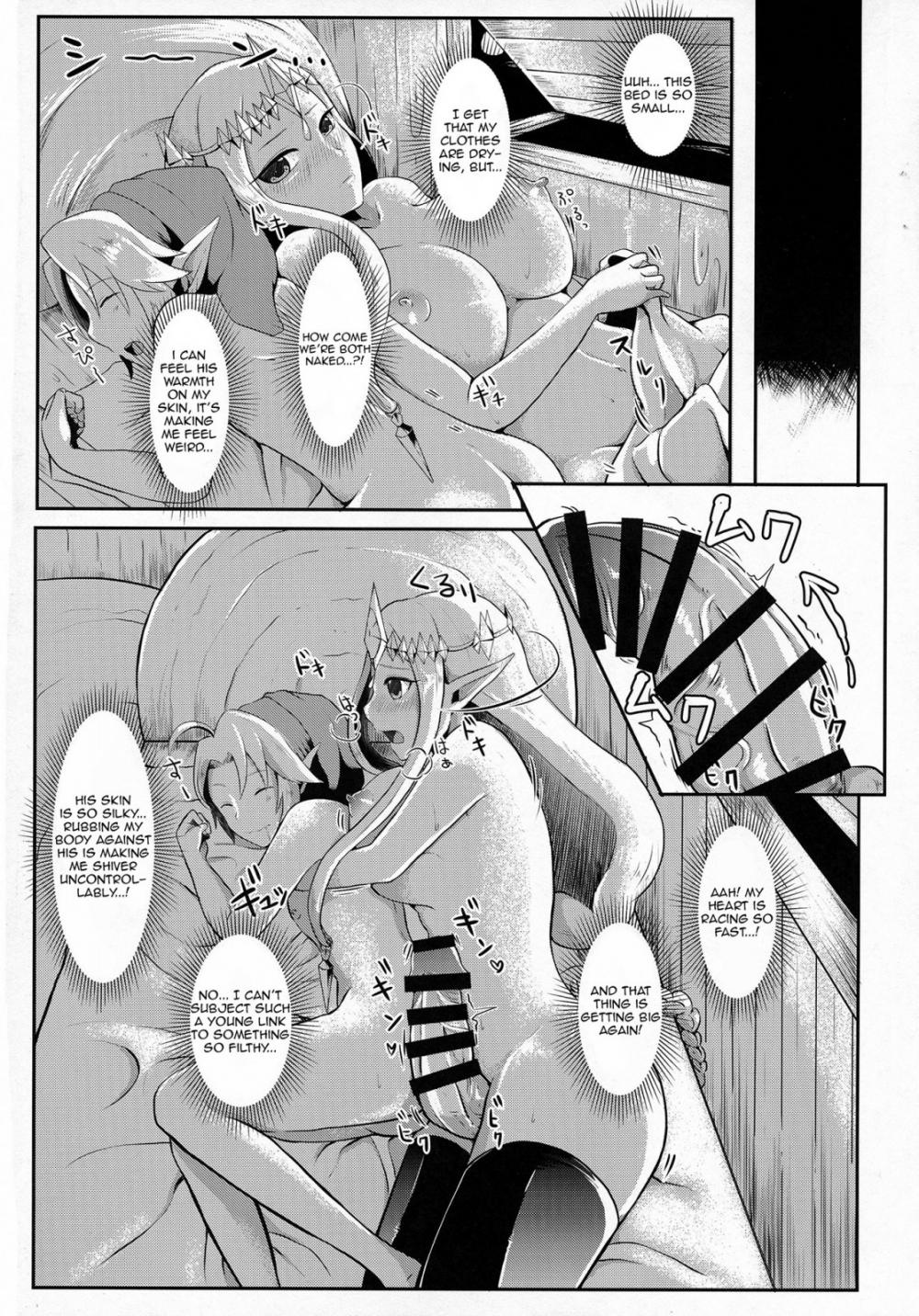 Hentai Manga Comic-Time Travel - Futanari Princess Zelda is Out of Control!-Read-16